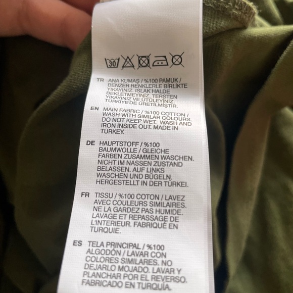 NWT - TRENDYOL Khaki Long Sleeve Tee – Size M - Picture 4 of 6